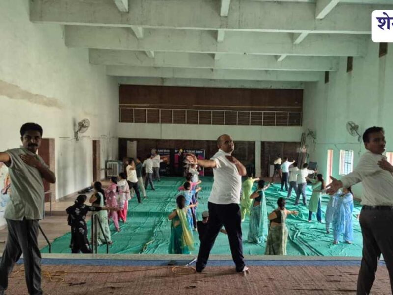 ज्योति विद्यापीठ बगड़ में अंतर्राष्ट्रीय योग दिवस उत्साह से मनाया